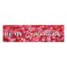 The Holiday Aisle® Galentines Day Decorations Banner, Be My Galentine | Funny & Sarcastic Anti-Valentine's Day Decor | 13 H x 48 W x 1 D in | Wayfair