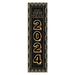 The Holiday Aisle® Happy New Year Banner 2024, Vertical Black & Gold Art Deco Design, Hanging Banner Sign w/ Glue Dots | Wayfair