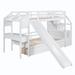 Harper Orchard Gyula Bed Wood in White | 61 H x 99.4 W x 108.31 D in | Wayfair D667D3694B0B409F842A66790D43B9FC