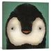 Zoomie Kids 'Baby Penguin on Teal' Canvas Art Canvas in Black/Green | 12" H x 12" W x 0.75" D | Wayfair 0D7F608980A94FBCB9CD01B6CEC5921E