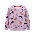 Jumping Meters-Chemise imprimée PVD avec chats pour filles vêtements pour enfants nouvelle