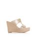 Bradley Metallic Wedge Sandals