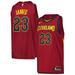 Men's Nike LeBron James Wine Cleveland Cavaliers Authentic Player Jersey - Icon Edition