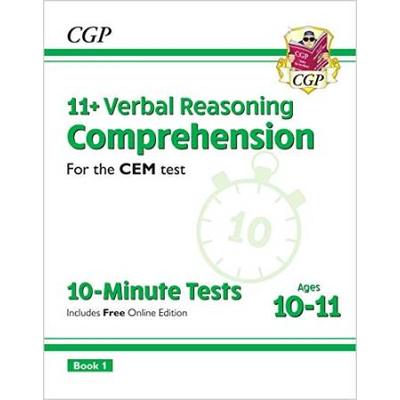 New CEM Minute Tests Comprehension Ages Book with ...