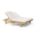 Bel-Air Teak Outdoor Double Chaise Lounger