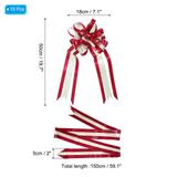 10Pcs Gift Pull Bows Baskets Present Wrapping Bows Big Flower Bow - 7 inch