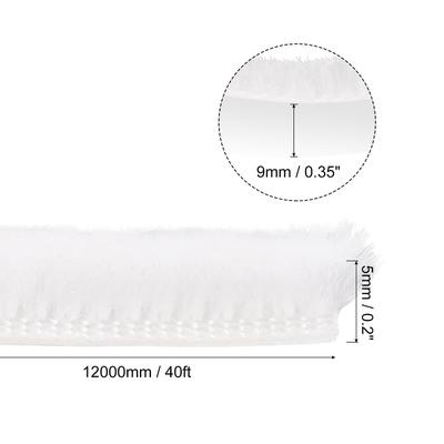 Weather Stripping Brush, Self-Adhesive Seal Weatherstrip Sweep Brush