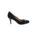 Coach Heels: Pumps Stilleto Cocktail Party Black Print Shoes - Women's Size 7 1/2 - Round Toe