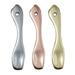 FRCOLOR 3Pcs Zinc Alloy Makeup Mask Spoons Facial Cream Scoop for Mixing and Sampling