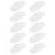 10 Pairs Eyeglass Nose Pad Air Chamber Anti- Glasses Frames Pads Cushion Silicone Eyewear Bridge Nosepads Repair for Eyeglass Sunglasses