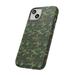 Green & Brown Camouflage Tough iPhone 15 Case-iPhone 14-iPhone Case-iPhone