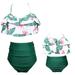 Girls Swimsuits for Women High Waisted Bathing Suit Family Matching Swimsuit Mommy and Daughter Swimwear Bikini Sets