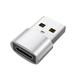 Huanledash Type-C OTG Adapter Connector Fast Charging Aluminum Alloy USB to Type-C Converter for Laptop PC Computer