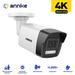 ANNKE Security 4K 8MP PoE Camera Surveillance Outdoor AI IP Camera with Mic/Audio Human/Vehicle Detection Smart Dual Light IP67 H.265+ Up to 512GB Storage 4mm Lens Color Night Vision