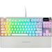 Apex 7 Ghost TKL Wired Mechanical Red Linear Gaming Keyboard with RGB Backlighting - White
