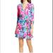 Lilly Pulitzer Pants & Jumpsuits | New Lilly Pulitzer Jessalynne Colorful Floral Patterned Wrap Romper 17474 | Color: Blue/Pink | Size: S