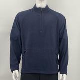 Adidas Shirts | Adidas Clima Proof Warm Quarter-Zip Golf Pullover Top | Color: Blue | Size: Xl
