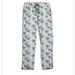 Disney Pants & Jumpsuits | Disney Bambie Quilted Pants Large | Color: Cream/Green | Size: L