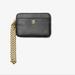 Michael Kors Bags | Medium Soffiano Leather Chain Card Case | Color: Black/Gold | Size: Os