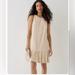 J. Crew Dresses | J.Crew Pleated Hem Dress | Color: Cream | Size: Xs