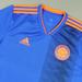 Adidas Shirts | Adidas Climalite Federacion Colombiana De Futbol Jersey In Blue / Orange | Color: Blue/Orange | Size: M