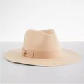 Anthropologie Accessories | Anthropologie Wyeth Lila Wool Fedora | Color: Cream/Tan | Size: Os