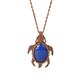 SAWEEZ Crystal Pendant Necklace For Women, Braided Turtle Necklace 7 Chakra Nacklace Adjustable Rope Chain Natural Gemstone Necklace Charming Jewelry Gift For Women Men,Lapis