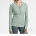 Athleta Tops | Athleta Up Tempo Ribbed Henley New With Tags | Color: Blue | Size: M