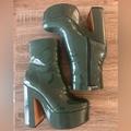 Jessica Simpson Shoes | Jessica Simpson Platform Boots | Color: Green | Size: 7