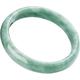 HAvern Jade Bracelet Jade Jade Bracelet White Floating Flower Jade Bracelet Female Bracelet Light Green Jade Bracelet (ID:59-60MM Green,Jade,White)