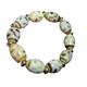 YHDONE Tibetan Oily Pulp Natural Agate Yellow And White Multi-Precious Dzi Bead Strings (With Certificate) For Men and Women jade Bracelets for men