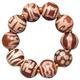 YHDONE Tibetan Oiled Silver Gilt Natural Agate Red Flesh Dobao Dzi Bead String with Certificate For Men and Women jade Bracelets for men