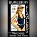 Burberry Swim | Burberry Nova Stripe Belted Sexy One Piece Swimsuit Flawlesseucsmall/Med | Color: Black/Tan | Size: Sm/Med