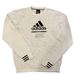 Adidas Sweaters | Men's Adidas For Creators Only Sweat Shirt Longsleeve Heather/White Size Small S | Color: Black/White | Size: S