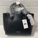 Nine West Bags | New - Nine West Camden Mini Satchel Purse - Black Faux Leather | Color: Black | Size: Os