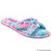 Lilly Pulitzer Shoes | Lilly Pulitzer Slippers In Bondi Blue My Little Peony - Women’s Size 7/8 - New | Color: Blue/Pink | Size: 7.5