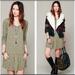 Free People Dresses | Free People Beach Sweet Nothing Heathered Olive Green Drop Waist Mini Dress Xs | Color: Green | Size: Xs