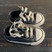 Converse Shoes | Baby Black Converse Shoes- Size 5 | Color: Black/White | Size: 5bb