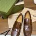 Gucci Shoes | Gucci Mens Gg Gold Kiltie Loafer Brown Leather | Color: Brown | Size: 10.5