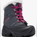 Columbia Shoes | Columbia Girls Snow Boots - Big Kids’ Rope Tow Waterproof Faux-Fur Trim Boot | Color: Black/Pink | Size: 2bb