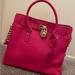 Michael Kors Bags | Hot Pink Michael Kors Hamilton Tote Bag | Color: Pink | Size: Os