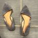 J. Crew Shoes | J Crew Pointed D’orsay Suede Flats | Color: Blue | Size: 7.5