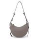 GSenhui Half Moon Bag Leather Shoulder Bag Women's Hobo Bag Dumpling Bag Handbag Women's Shoulder Bag Crossbody Bag Moon Bag Cross Bag with 2 Shoulder Straps Girls, A5 grey