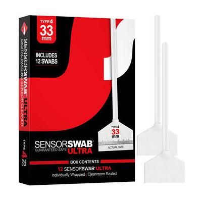 Photographic Solutions Type 4 Sensor Swab Ultra for Medium Format Sensors (12-Pack, 33mm) US4BOX