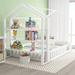 Harper Orchard Walesky Platform Storage Bed Wood in White | 64.2 H x 56.3 W x 92 D in | Wayfair DDE41107CCD24A128B92D3FEA9DC0C9C