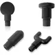 Têtes de pistolet de Massage pour Hypervolt Go, fixation de pistolet de Massage remplaçable, 4 têtes de Massage musculaire différentes, outils pour la douleur à domicile