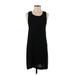 Leith Casual Dress - Shift Scoop Neck Sleeveless: Black Print Dresses - Women's Size Medium