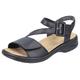 Sandale RIEKER Gr. 36, schwarz Damen Schuhe Sandalen