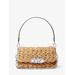 Parker Medium Woven Straw Shoulder Bag