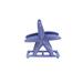 Rustic Dark Blue Cast Iron Starfish Napkin Holder 6" - 6" L x 3" W x 6" H